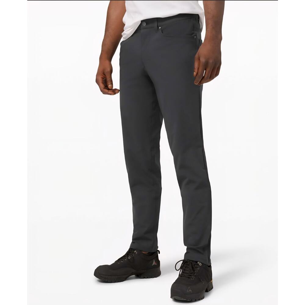 Lululemon ABC Classic-Fit Pants Warpstreme Obsidian Men’s: 33x31 - Picture 4 of 4